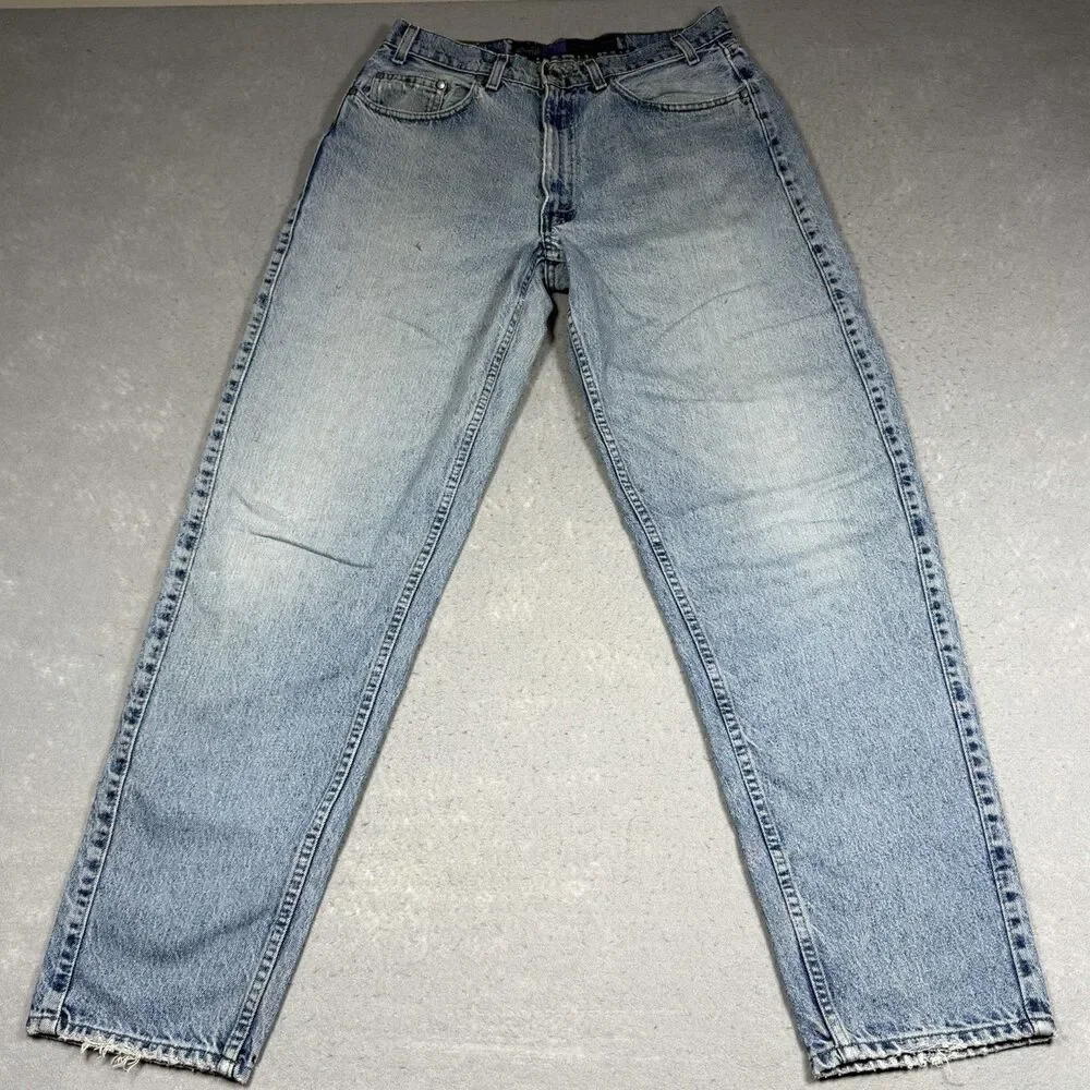 VTG 90s Levis SilverTab Jeans Mens Size 33 Baggy Fit Light Wash Denim Y2k